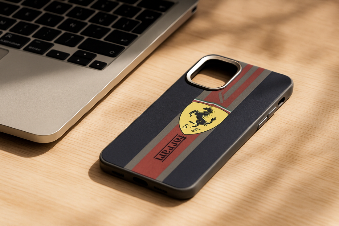 Ferrari Racing Stripes iPhone Case Trendy zone