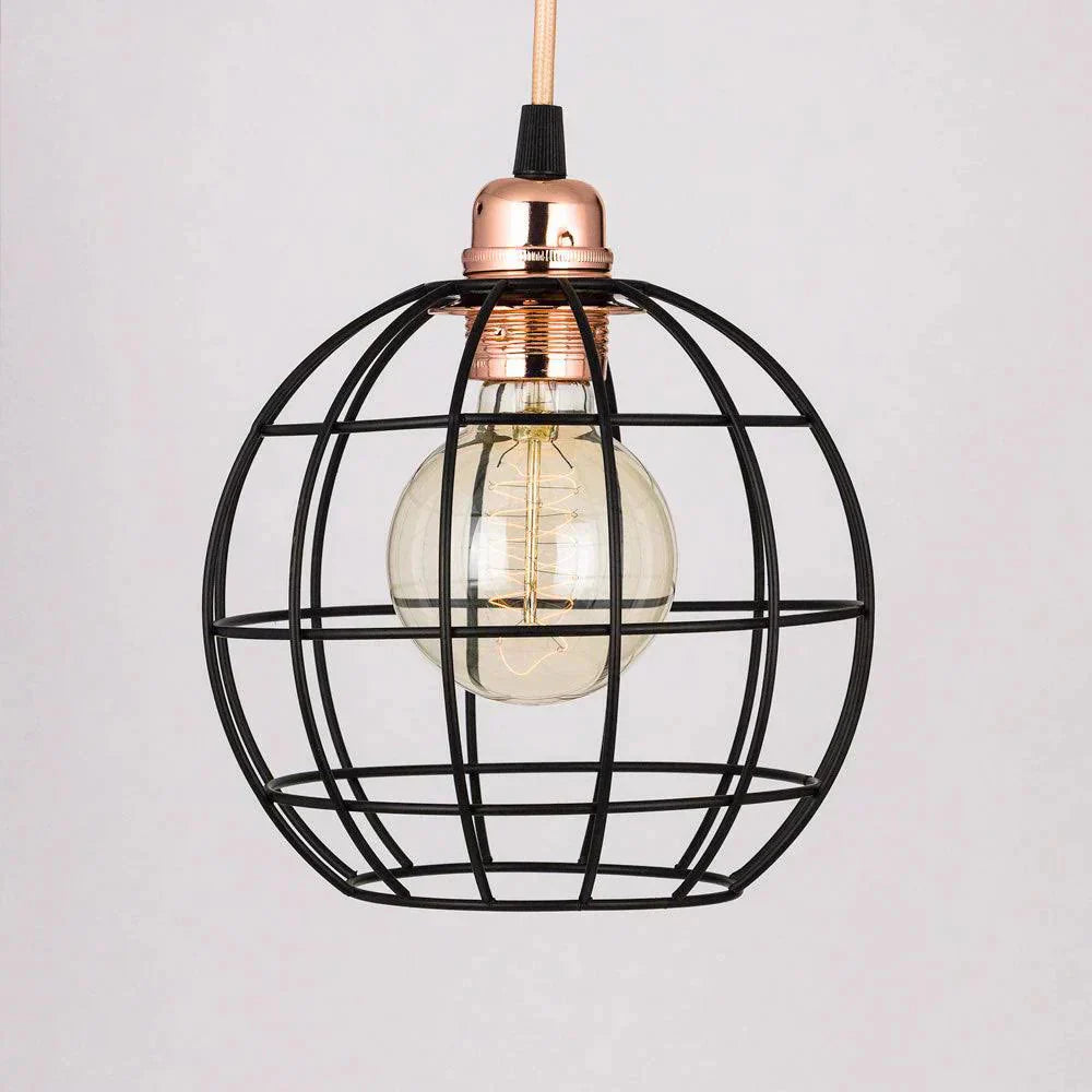 Black Iron Edison Lamp Shade My Store